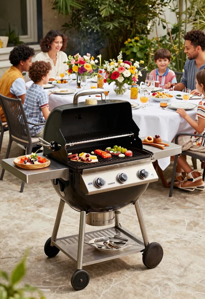10 Best Charcoal Grills for Family Gatherings 6 10 Best Charcoal Grills for Family Gatherings 6. Napoleon PRO605CSS Charcoal Grill 0