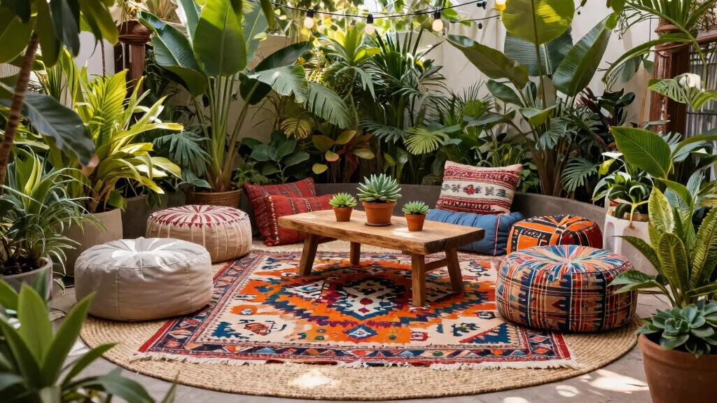 11 Beautiful Outdoor Rug Layering Ideas [Boho Chic Vibe]