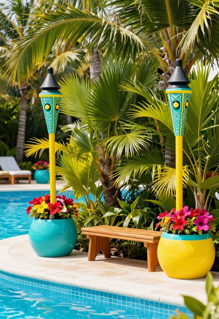11 Best Pool Pump Area Ideas for Clean and Tidy Yards 9. Themed Decor Elements 0