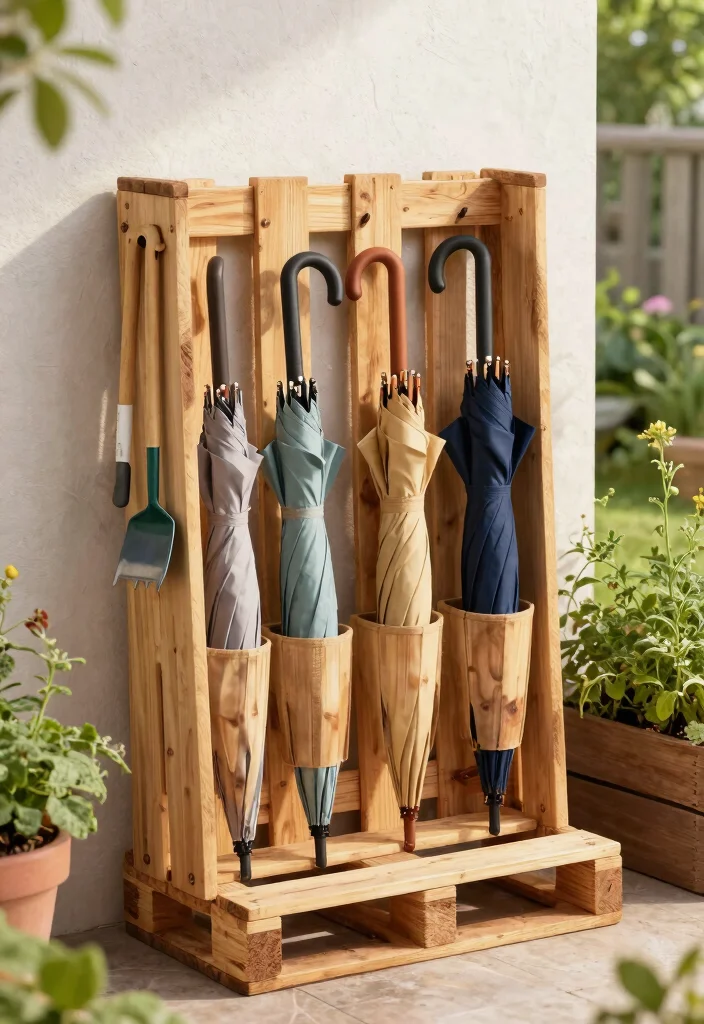 11 Clever Patio Umbrella Storage Ideas for Winter Months 1 11 Clever Patio Umbrella Storage Ideas for Winter Months 1. DIY Umbrella Storage Rack 0