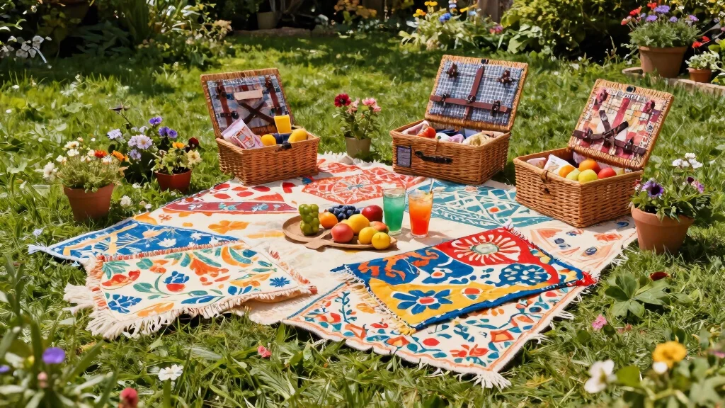 11 Cute Outdoor Picnic Rug Ideas for Summer Days