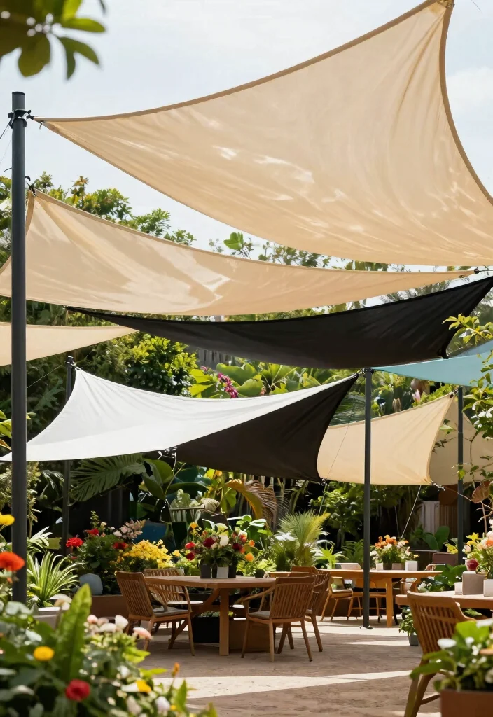 11 Essential Outdoor Shade Sail Installation Tips (No Sag) 9 11 Essential Outdoor Shade Sail Installation Tips No Sag 9. Color Choices and Their Effects 0
