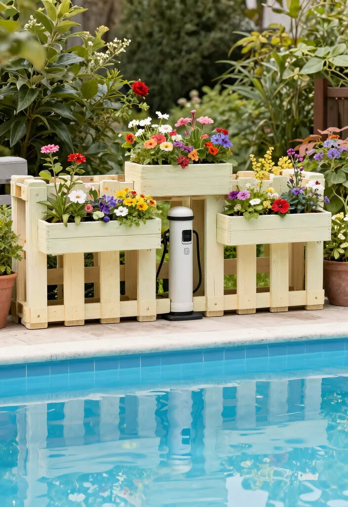 11 Rustic Pallet Pool Filter Cover Ideas Cheap DIY 5. Pallet Fence Cover 0