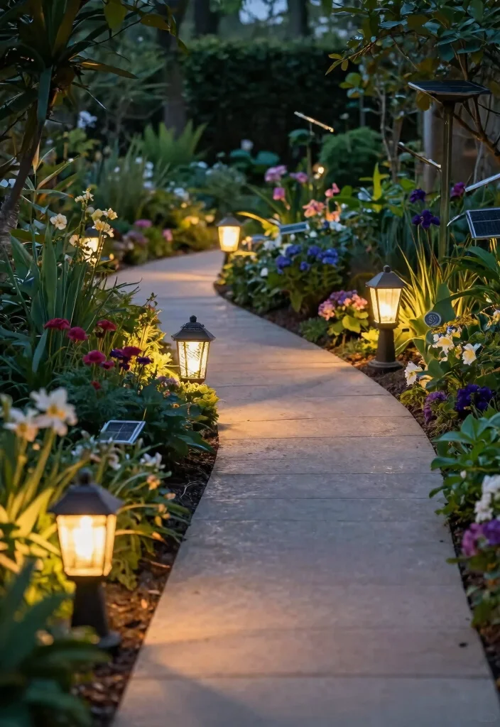 11 Secure Low Voltage Landscape Lighting Ideas Easy DIY 1. Solar Powered Pathway Lights 0