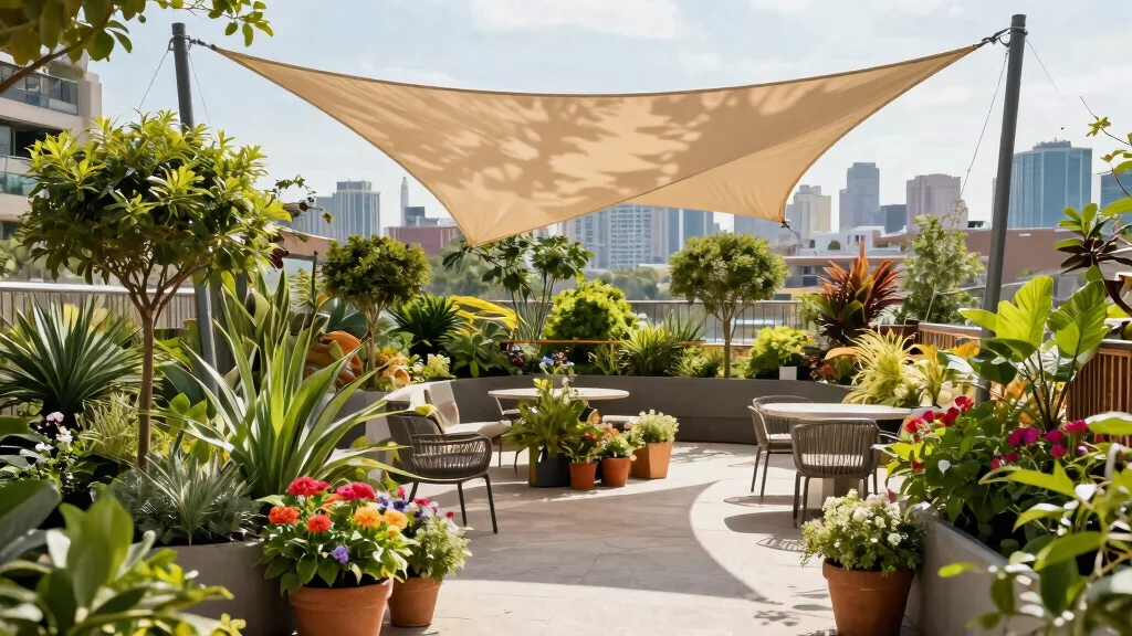 13 Modern Triangle Sun Sail Shade Ideas [Geometric Vibe]