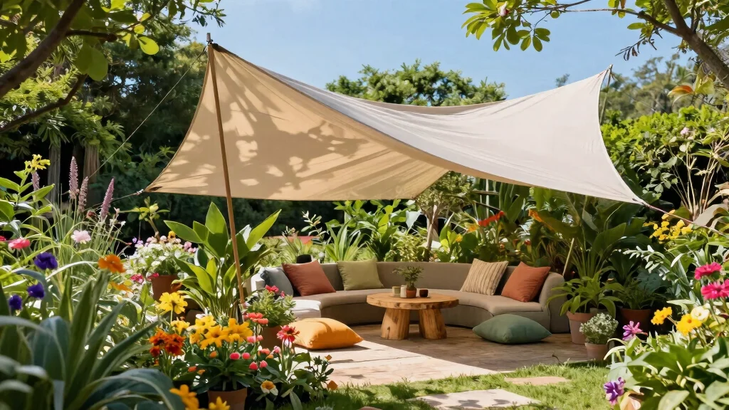 13 Versatile Outdoor Sail Shade Ideas for Any Space