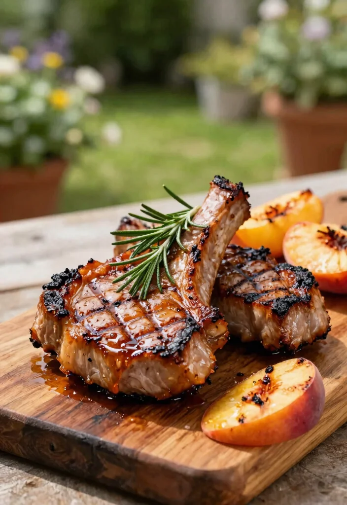 15 Best Charcoal Grill Recipes: Mouthwatering Meals for Gardeners 11 15 Best Charcoal Grill Recipes Mouthwatering Meals for Gardeners 11. Charcoal Grilled Pork Chops with Rosemary 0