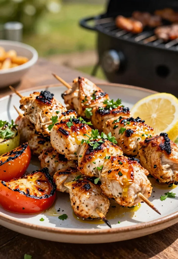 15 Best Charcoal Grill Recipes: Mouthwatering Meals for Gardeners 15 15 Best Charcoal Grill Recipes Mouthwatering Meals for Gardeners 15. Grilled Garlic and Herb Chicken Skewers 0