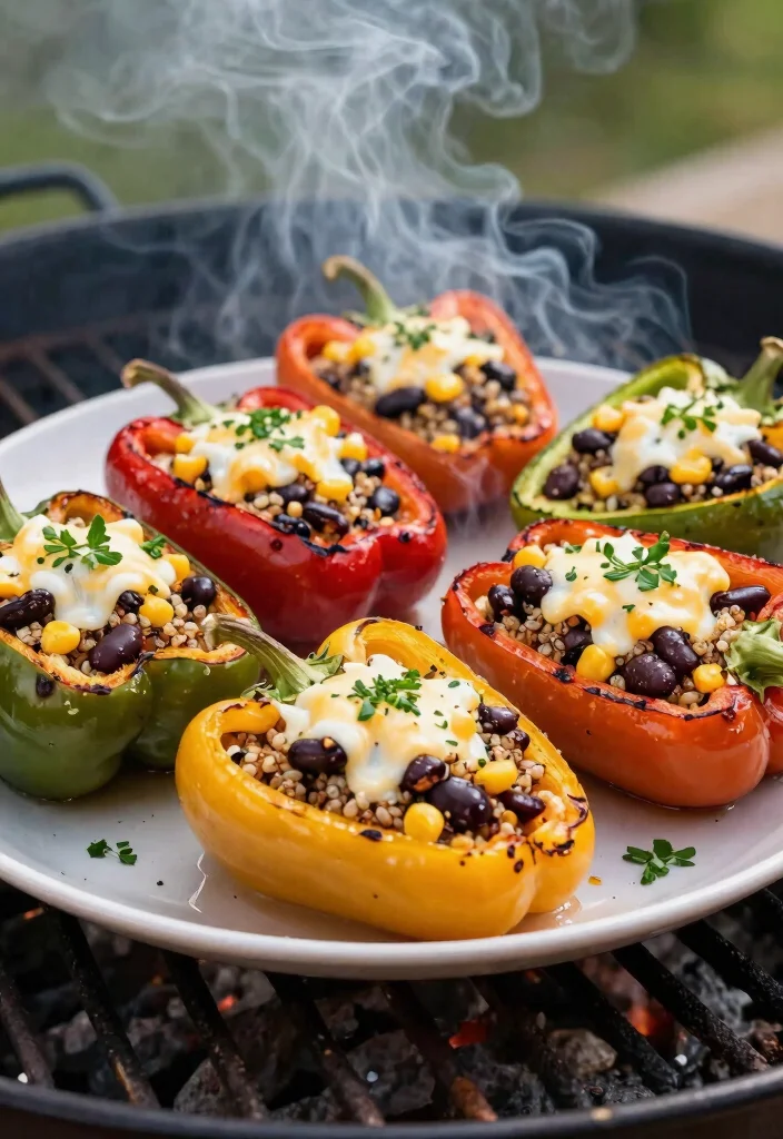 15 Best Charcoal Grill Recipes: Mouthwatering Meals for Gardeners 7 15 Best Charcoal Grill Recipes Mouthwatering Meals for Gardeners 7. Grilled Stuffed Peppers 0