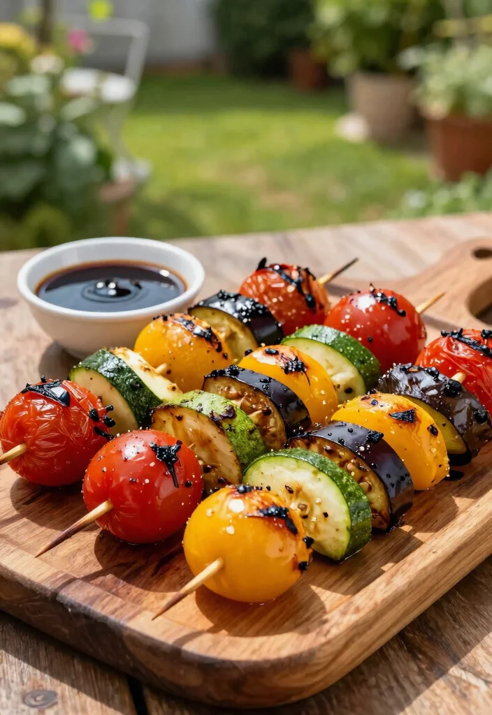 15 Best Charcoal Grill Recipes: Mouthwatering Meals for Gardeners 8 15 Best Charcoal Grill Recipes Mouthwatering Meals for Gardeners 8. Charcoal Grilled Ratatouille Skewers 0