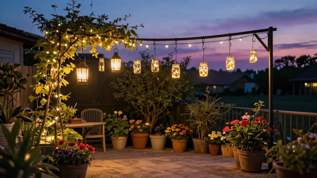 15 Best Hanging Patio Lights Ideas Without Trees