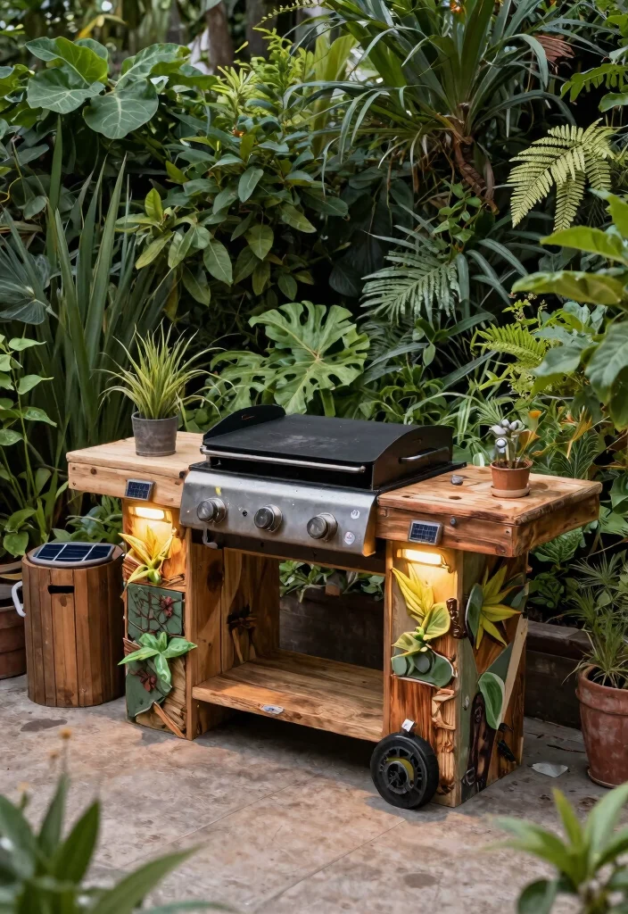 15 Epic Flat Top Griddle Grill Setup Ideas for Backyards 12. Eco Friendly Grilling Setup 0