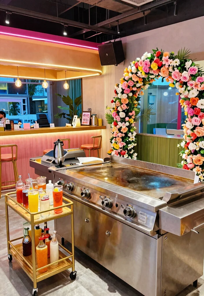 15 Epic Flat Top Griddle Grill Setup Ideas for Backyards 15. Social Media Worthy Grill Area 0