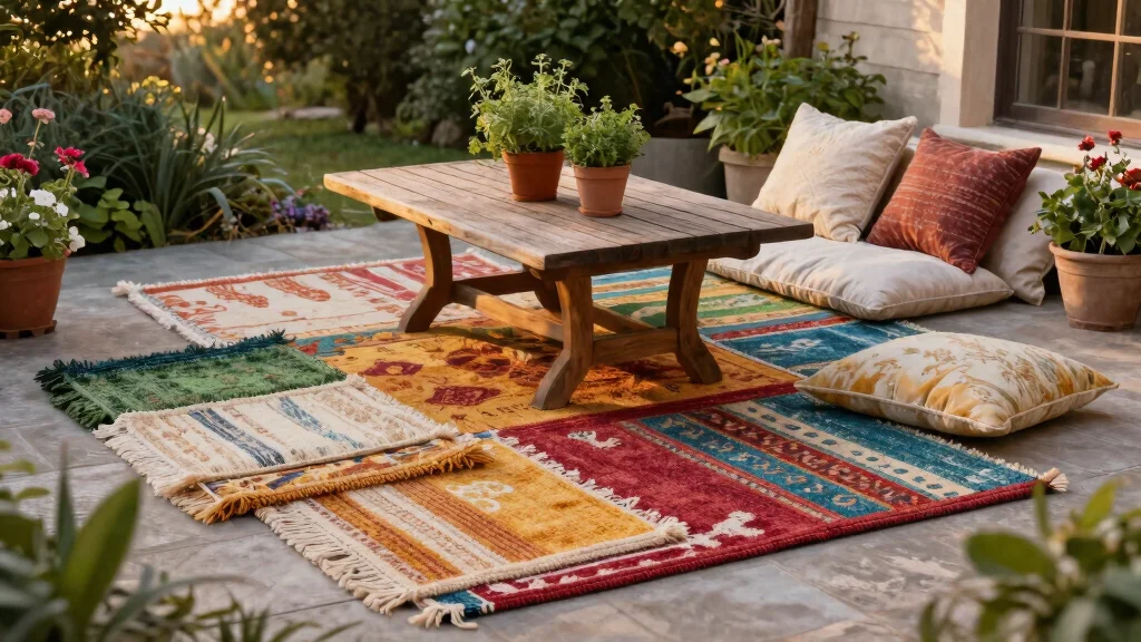 15 Stunning Outdoor Rug Inspiration Photos for Patios