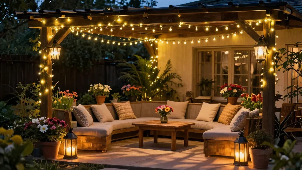 15 Whimsical Patio Fairy Lights Ideas for Romantic Nights