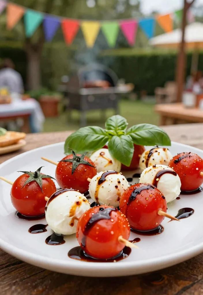 21 Epic Charcoal Grill Inspirations for the Ultimate Backyard BBQ 17. Grilled Caprese Skewers 0