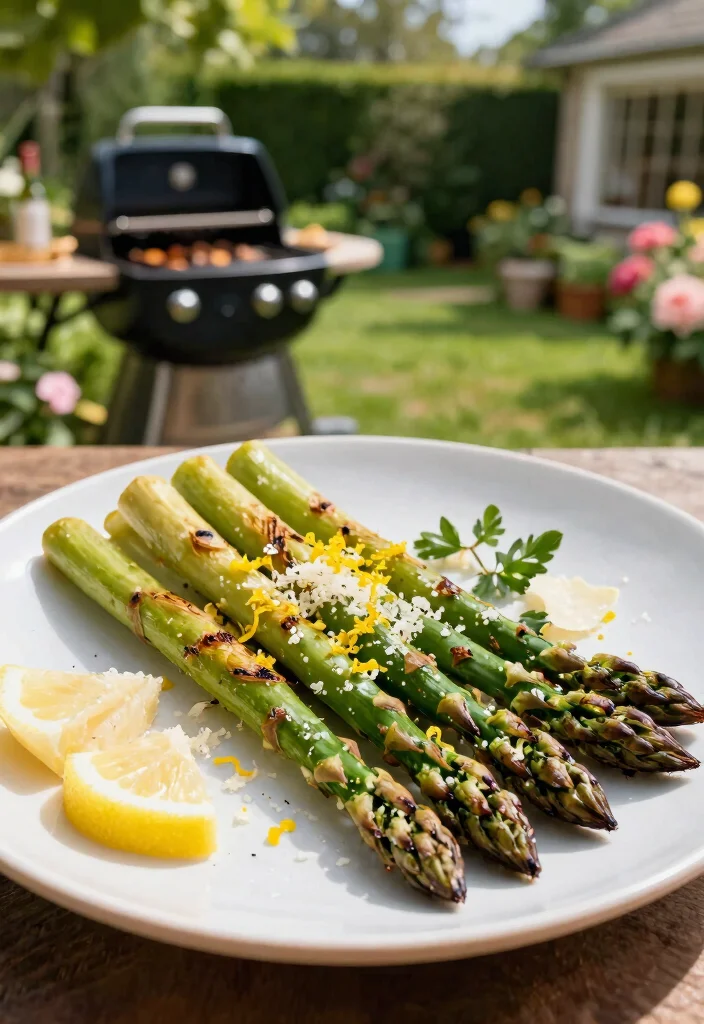 21 Epic Charcoal Grill Inspirations for the Ultimate Backyard BBQ 9. Grilled Asparagus with Lemon Zest 0