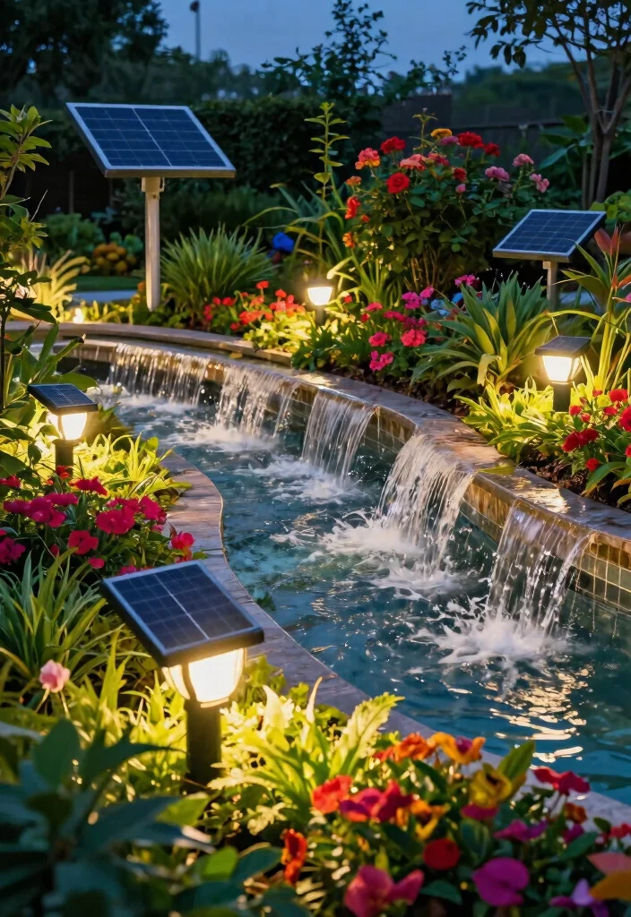 21 Stunning Landscape Lighting Ideas Backyards Must Have 6. Solar Garden Spotlights 0