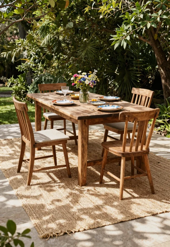 21 Stylish Outdoor Rug Ideas to Cozy Up Your Patio 1. Eco Friendly Jute Rugs 0