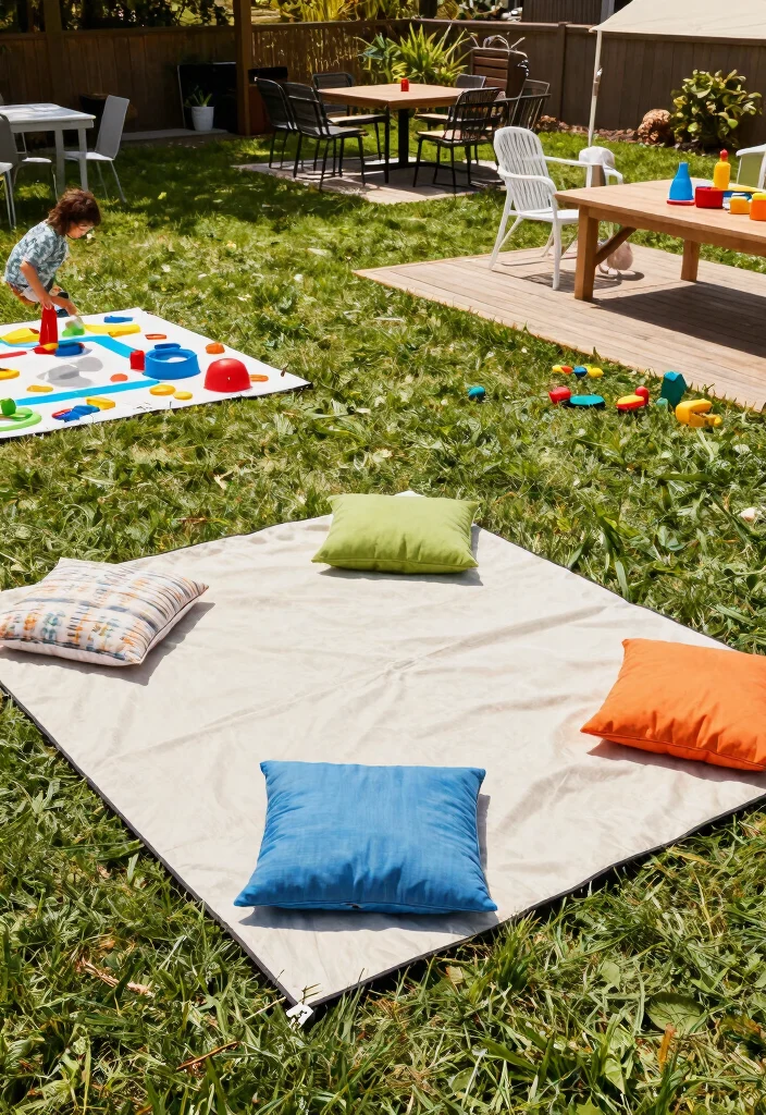 21 Stylish Outdoor Rug Ideas to Cozy Up Your Patio 18. Low Pile Outdoor Rugs 0