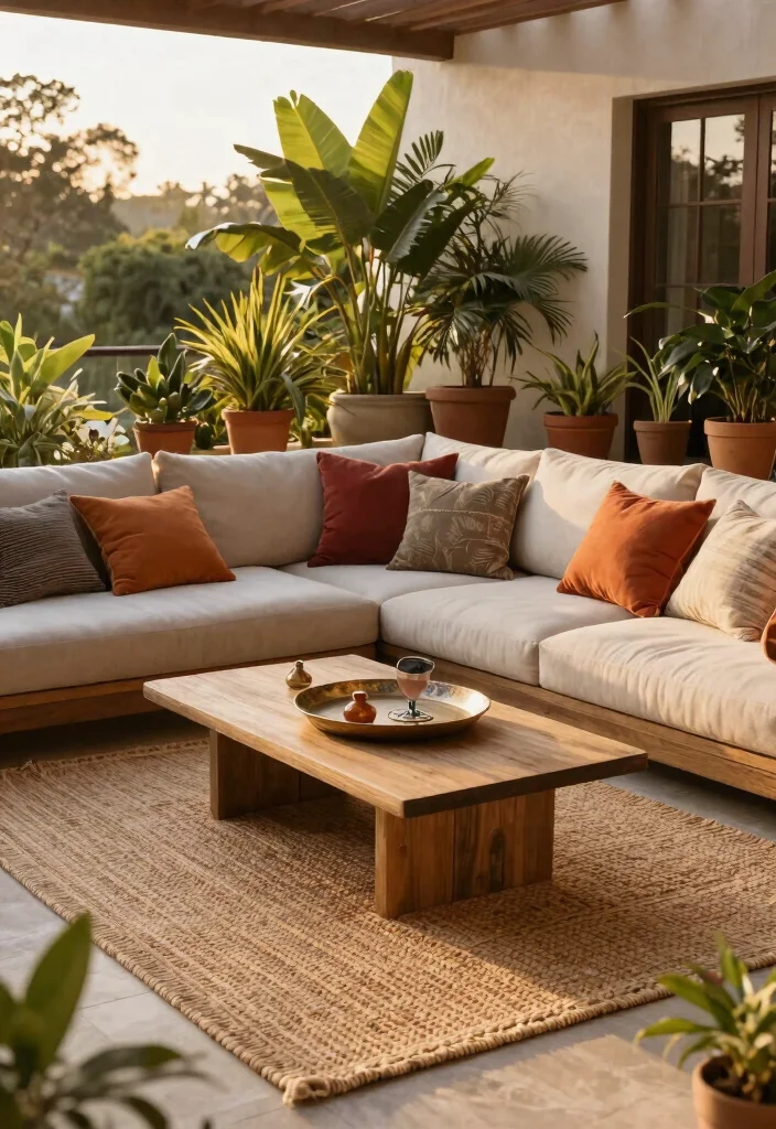 21 Stylish Outdoor Rug Ideas to Cozy Up Your Patio 8. Textured Woven Rugs 0