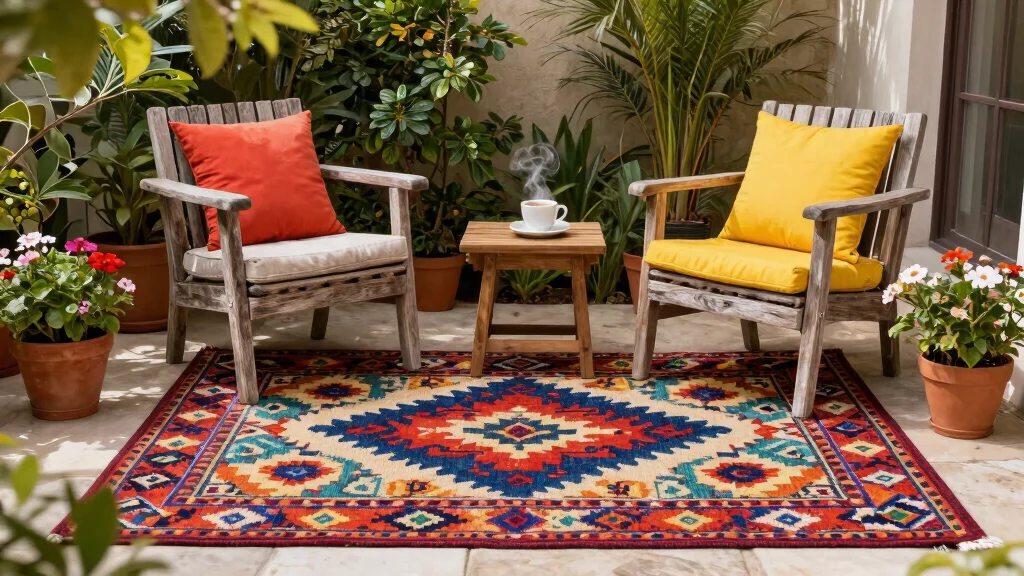21 Stylish Outdoor Rug Ideas to Cozy Up Your Patio