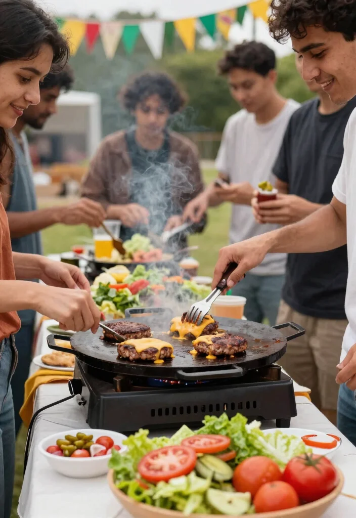 25 Best Flat Top Griddle Recipes for Outdoor Cooking 13. Flat Top Griddled Burgers 0