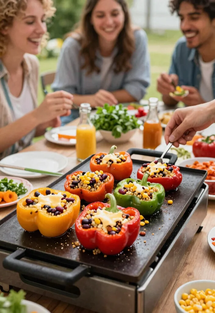 25 Best Flat Top Griddle Recipes for Outdoor Cooking 17. Griddled Stuffed Bell Peppers 0