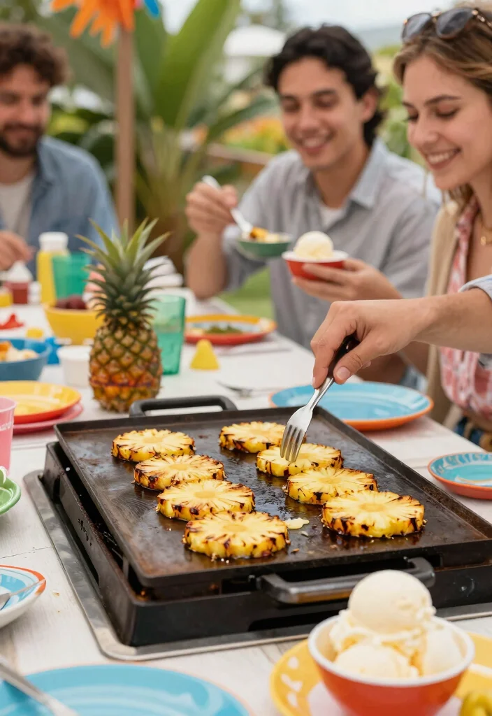 25 Best Flat Top Griddle Recipes for Outdoor Cooking 18. Griddled Pineapple Slices 0