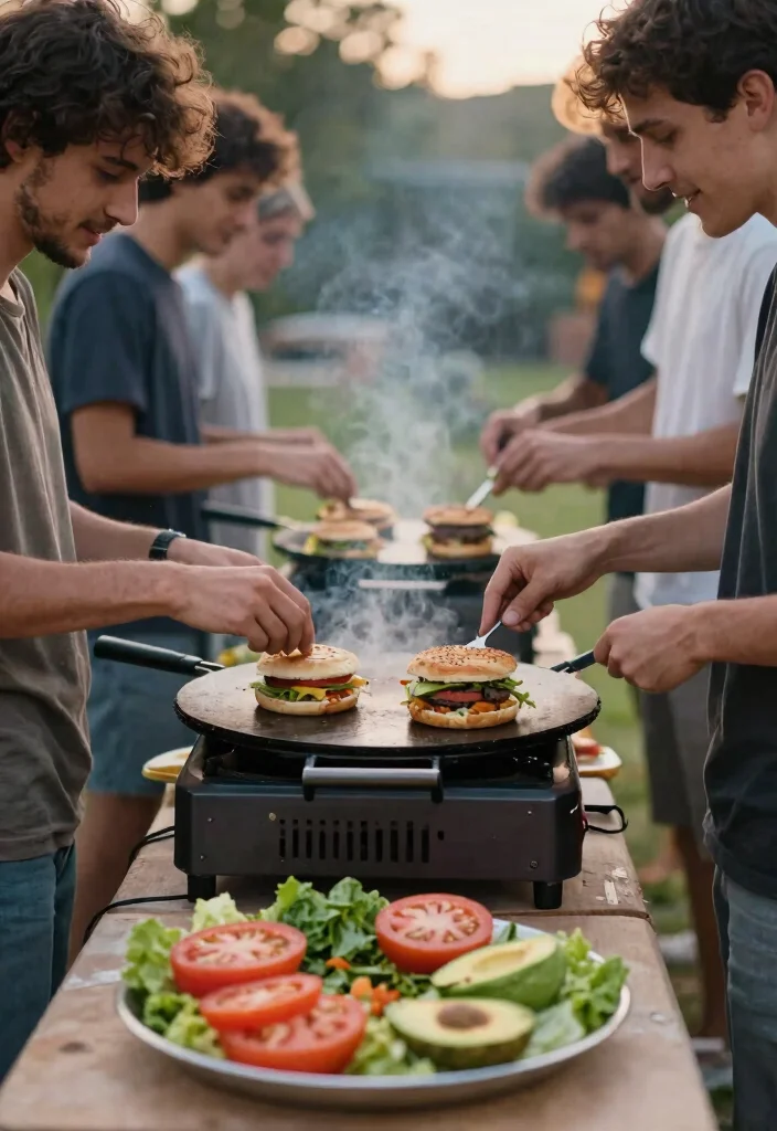 25 Best Flat Top Griddle Recipes for Outdoor Cooking 21. Griddled Veggie Burgers 0