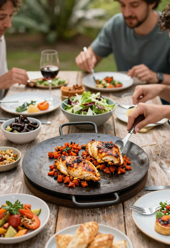 25 Best Flat Top Griddle Recipes for Outdoor Cooking 22. Griddled Ratatouille Stuffed Chicken 0