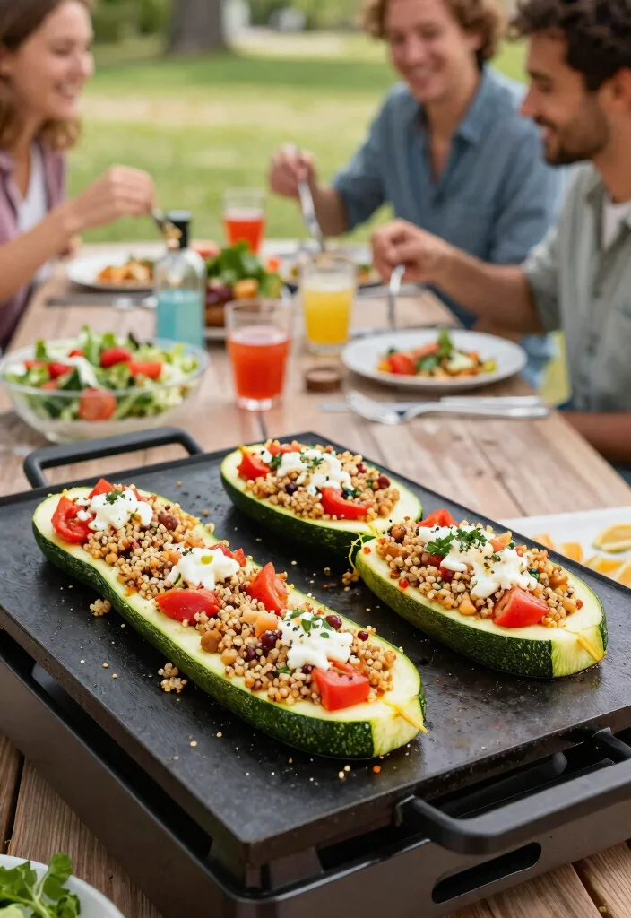 25 Best Flat Top Griddle Recipes for Outdoor Cooking 23. Griddled Stuffed Zucchini Boats 0