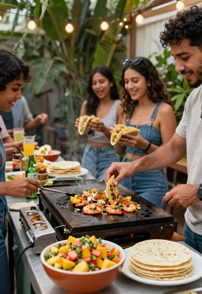 25 Best Flat Top Griddle Recipes for Outdoor Cooking 4. Flat Top Grilled Shrimp Tacos 0