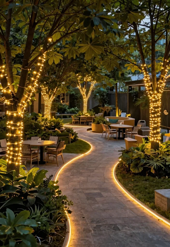 25 Dreamy Patio Lights String Ideas for Summer Nights 13. Rope Lights 0