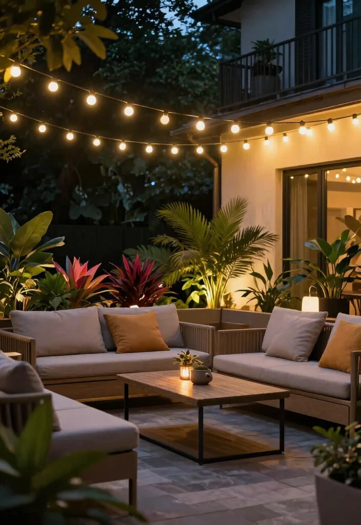 25 Dreamy Patio Lights String Ideas for Summer Nights 24. Battery Operated String Lights 0
