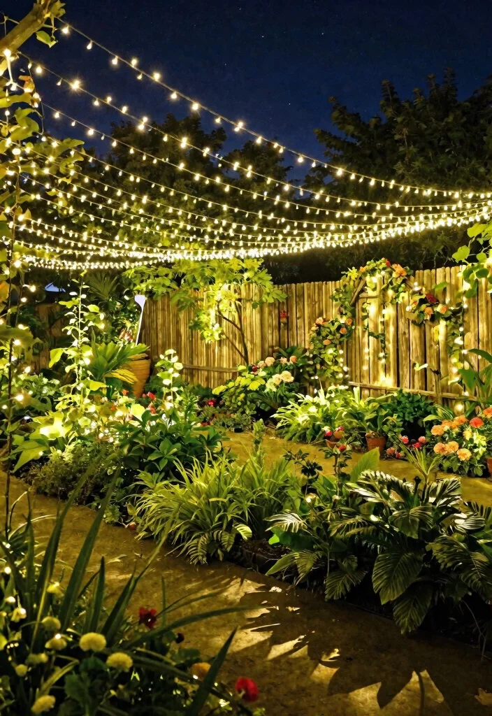 25 Magical Landscape Lighting Ideas to Glow Up Your Yard 1. Twinkling Fairy Lights 0