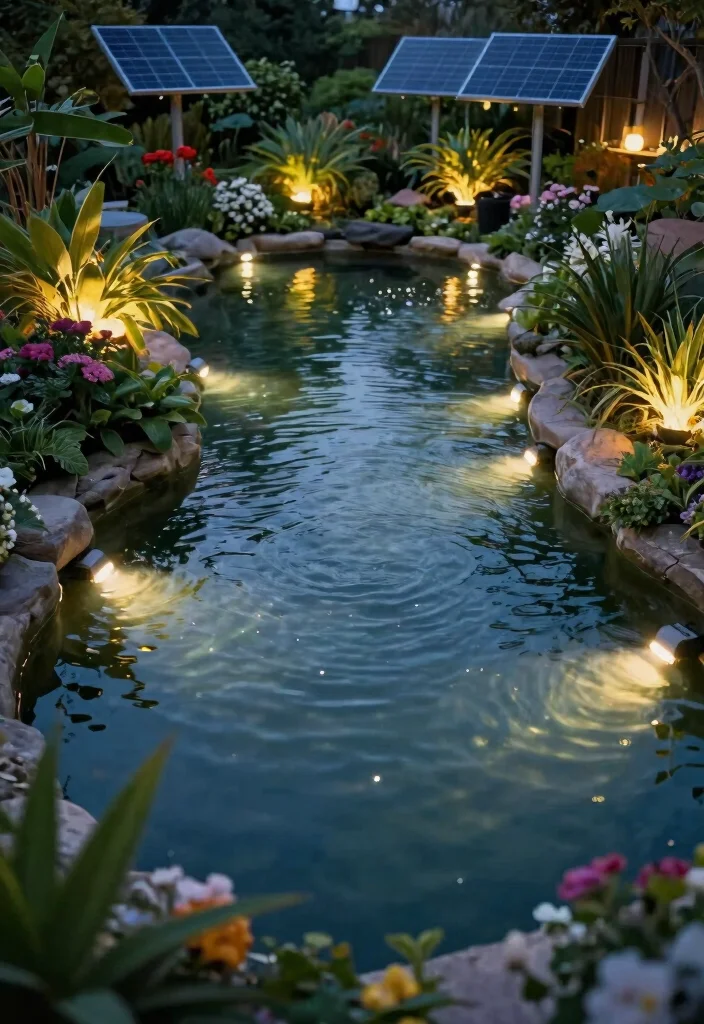 25 Magical Landscape Lighting Ideas to Glow Up Your Yard 15. Illuminated Water Features 0