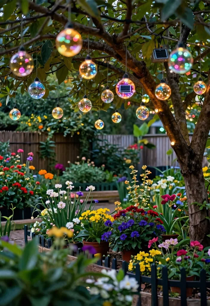25 Magical Landscape Lighting Ideas to Glow Up Your Yard 17. Solar Bubble Lights 0