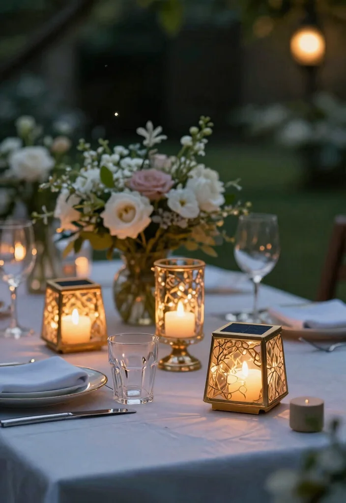 25 Magical Landscape Lighting Ideas to Glow Up Your Yard 19. Solar Candle Holders 0