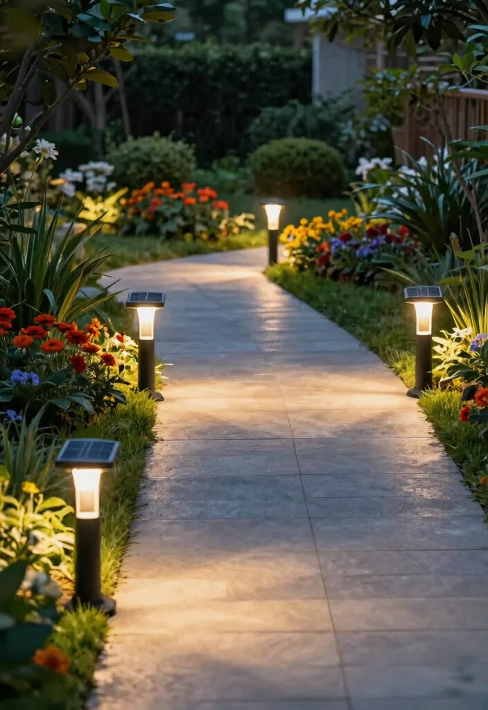25 Magical Landscape Lighting Ideas to Glow Up Your Yard 2. Solar Pathway Lights 0