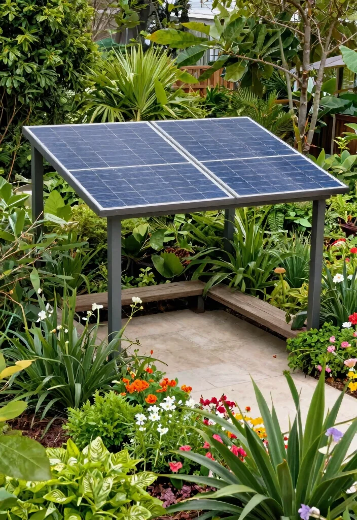 21 Stunning Sun Shade Canopy Ideas to Cool Down Your Yard 16. Solar Powered Shade Solutions