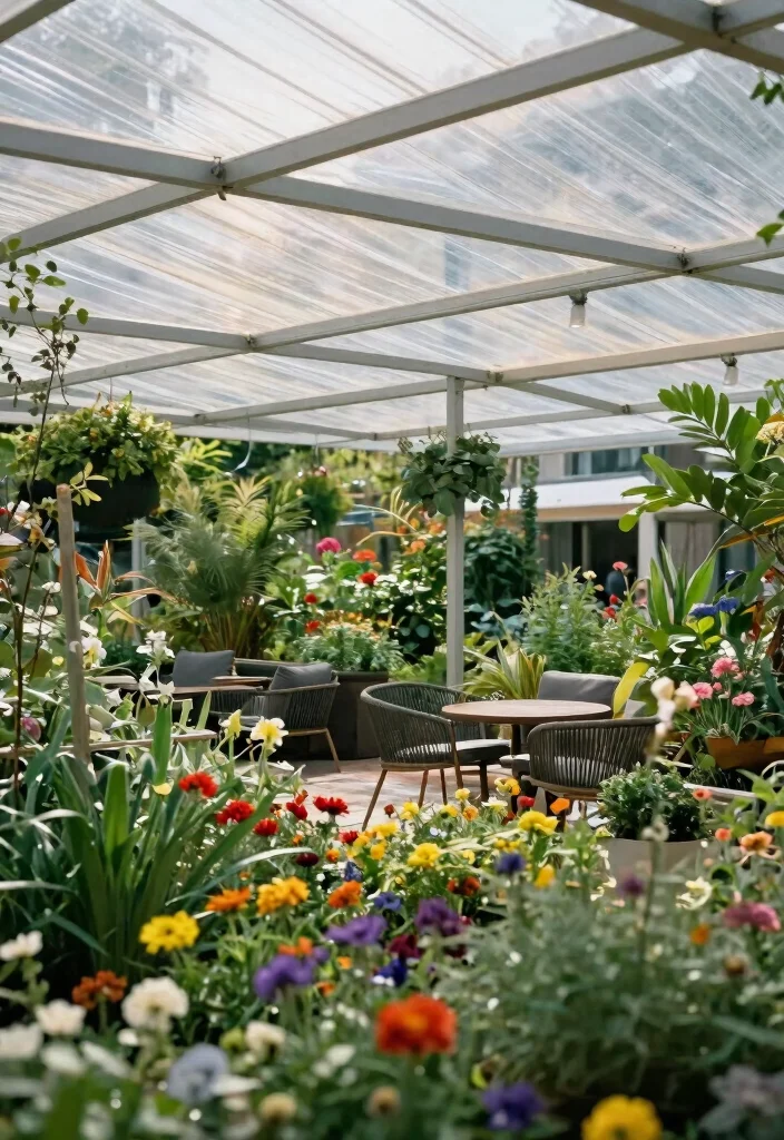 21 Stunning Sun Shade Canopy Ideas to Cool Down Your Yard 13. Transparent Shade Solutions