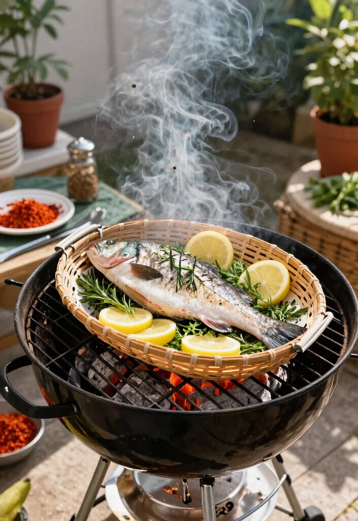 7 Best Fish Basket for Charcoal Grill No Sticking 3. Fish Grill Basket by Fish More 0