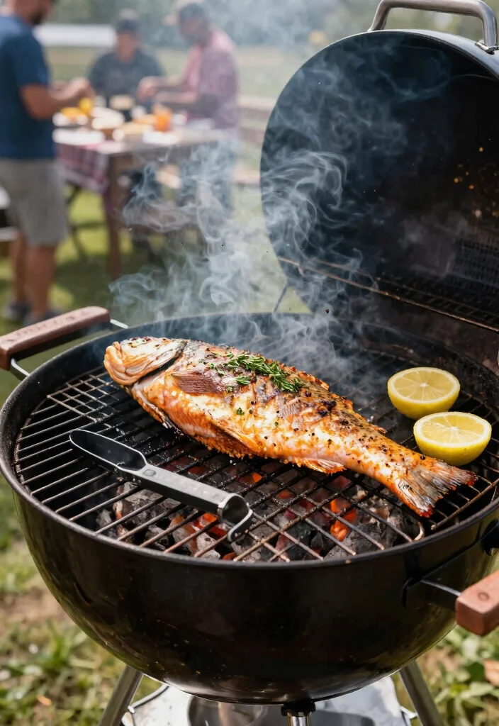 7 Best Fish Basket for Charcoal Grill No Sticking 6. Mr. Bar B Q 05008 Fish Basket 0
