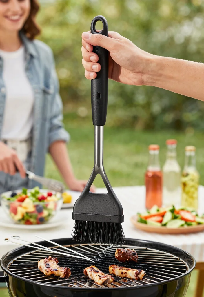 7 Best Grill Brush for Charcoal Grates Eco Friendly Wire Free Options 5. The Multi Function Grill Brush 0