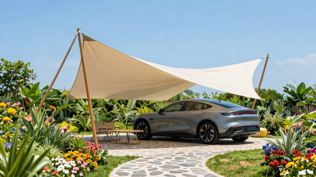 7 Clever Shade Sail Carport Ideas to Protect Your Car
