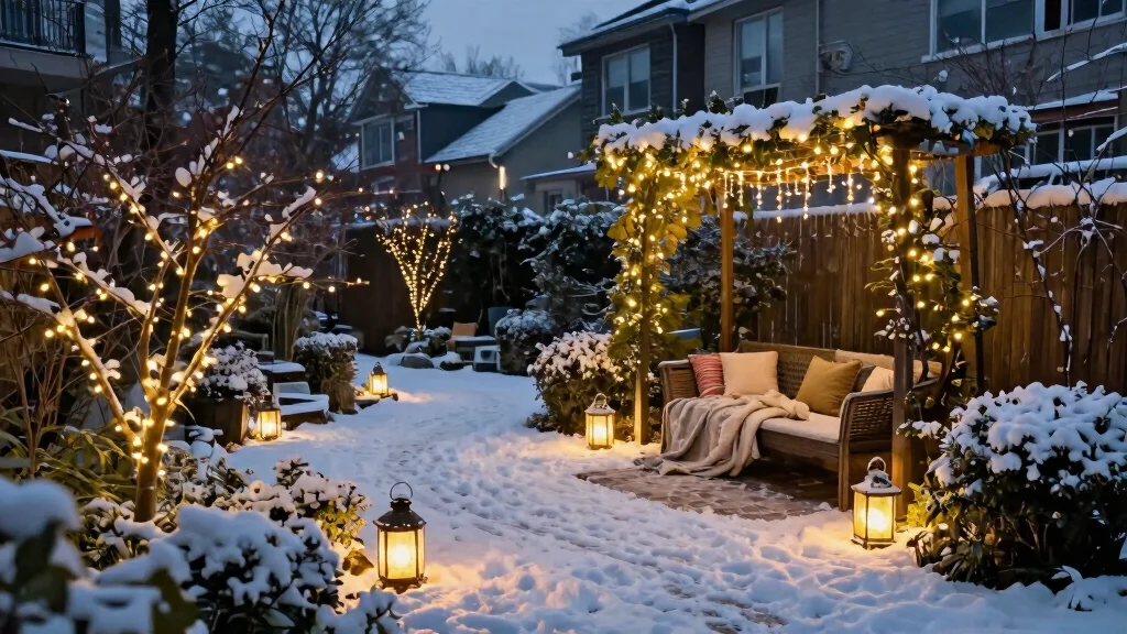 7 Cozy Winter Landscape Lighting Ideas for Snowy Yards