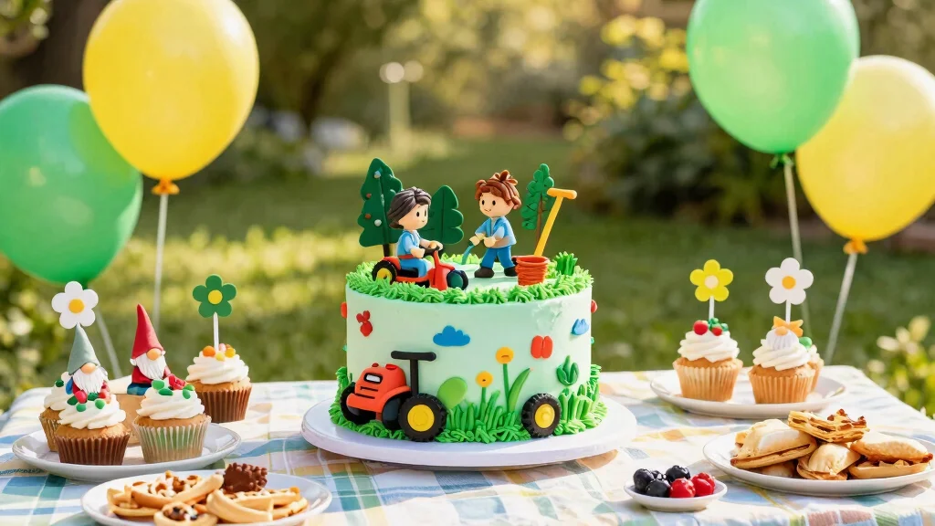 7 Cute Lawn Mower Cake Ideas for Kids' Birthday Parties