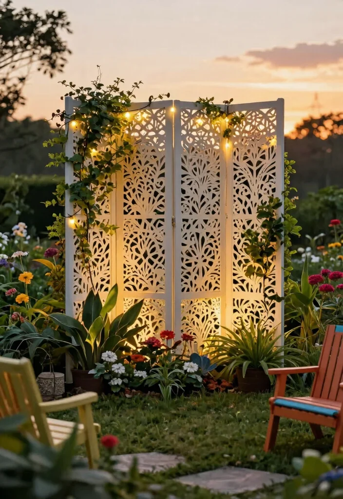 7 Elegant Pool Pump Screen Ideas Bamboo and Wood 3. Decorative Garden Screens 0