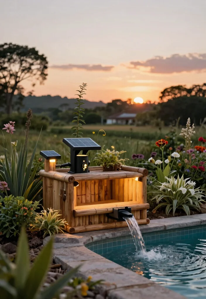 7 Elegant Pool Pump Screen Ideas Bamboo and Wood 7. Eco Living Enclosure 0